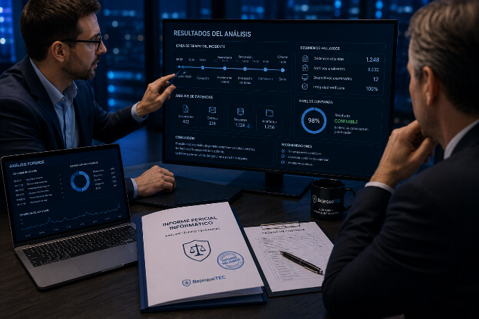 Acompañamiento técnico especializado durante procesos de auditoría y peritaje digital