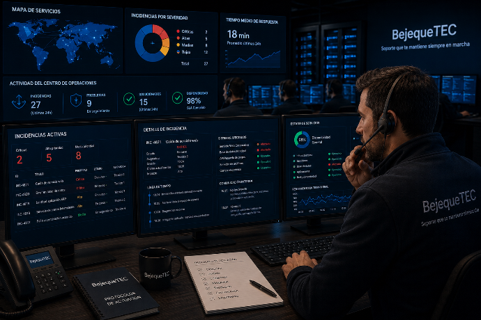     Análisis de rendimiento y control de incidencias en entornos empresariales